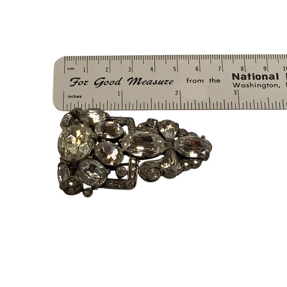 Eisenberg Original Rhinestone Brooch Fur Clip - Picture 2 of 8